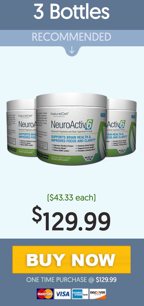 NeuroActiv6 - 3 Bottles
